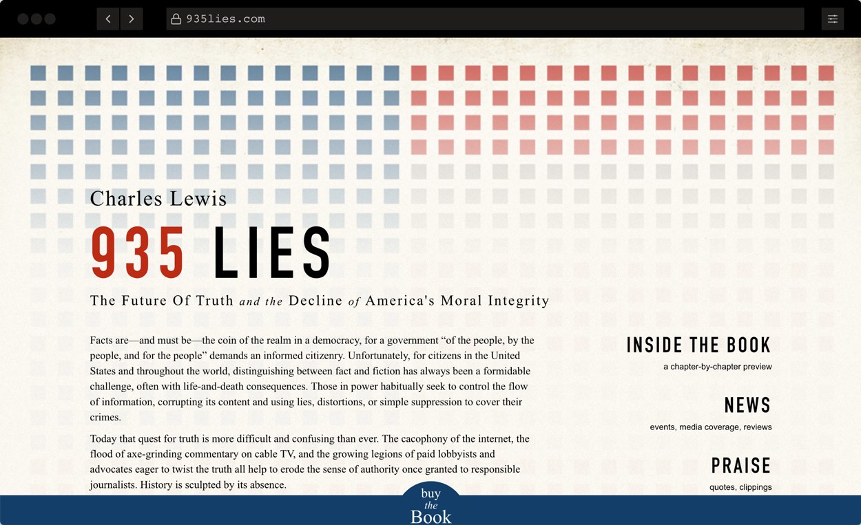 935 Lies website screenshot
